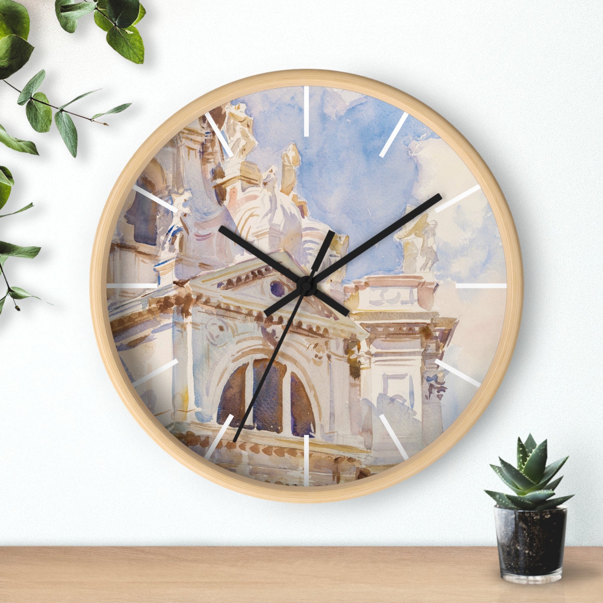 Ancient Mansion Wall Clock