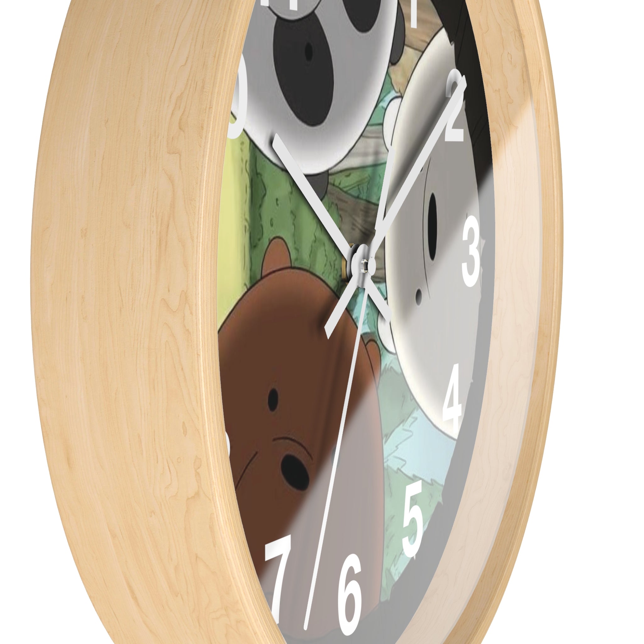 We Bare Bears Wall Clock