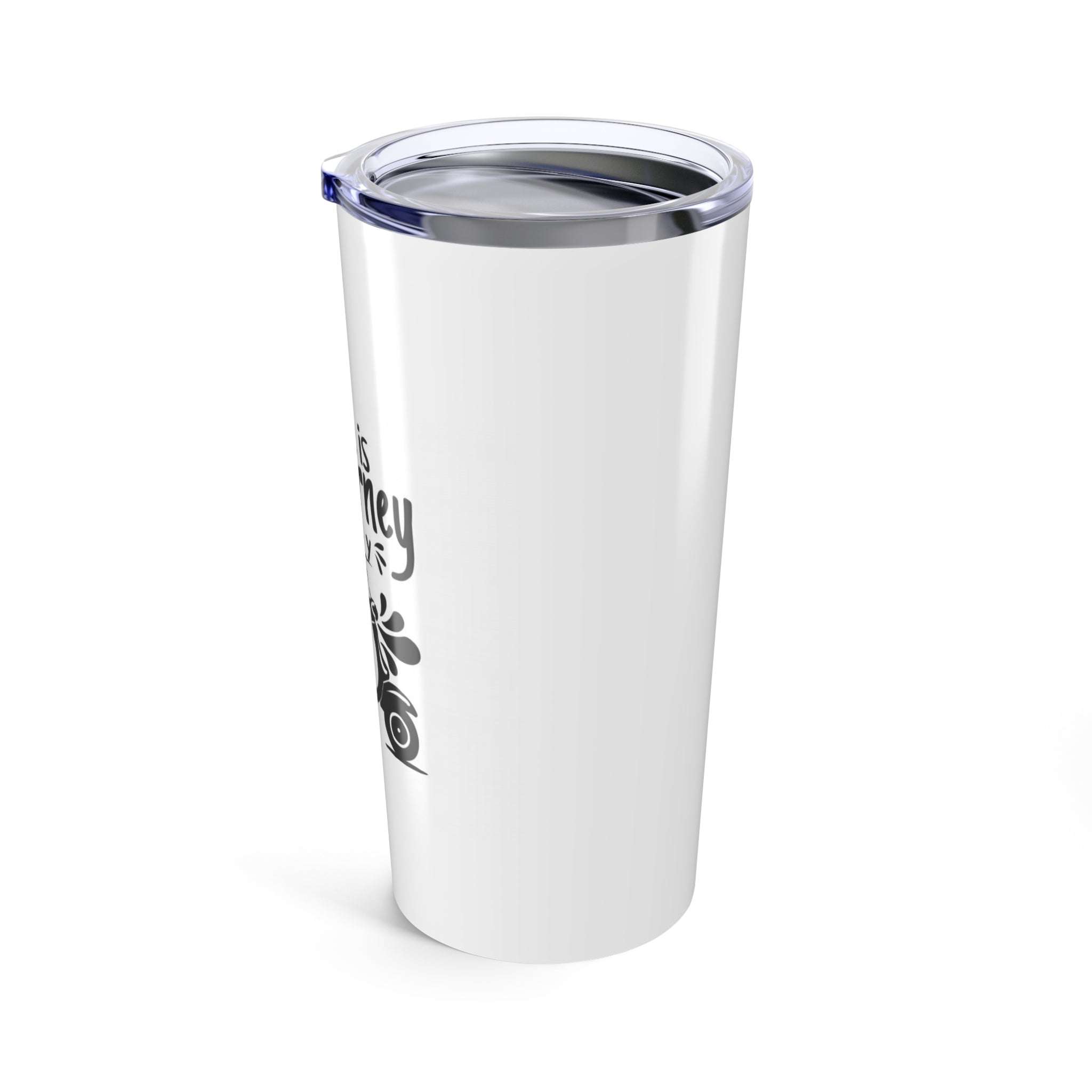 Tumbler Life is a Journey Simple Minimal Design