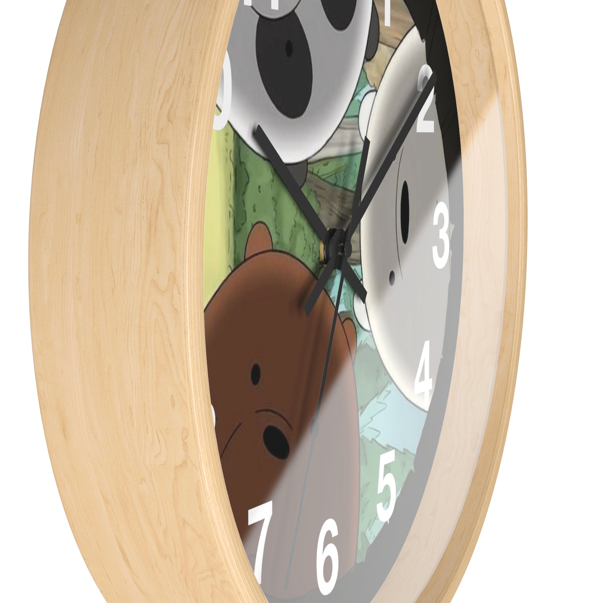 We Bare Bears Wall Clock