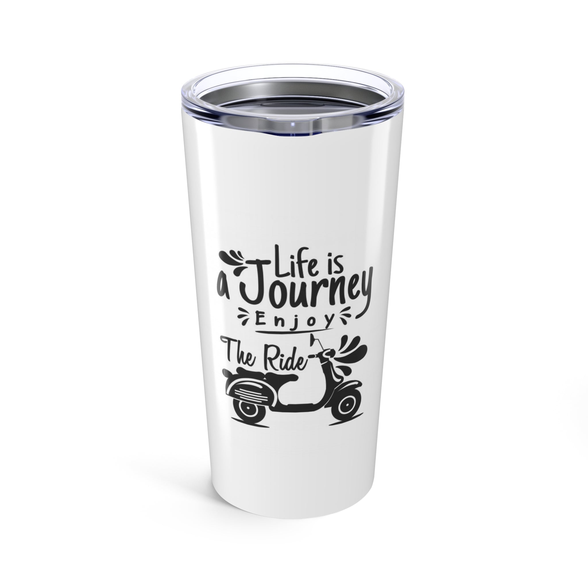 Tumbler Life is a Journey Simple Minimal Design