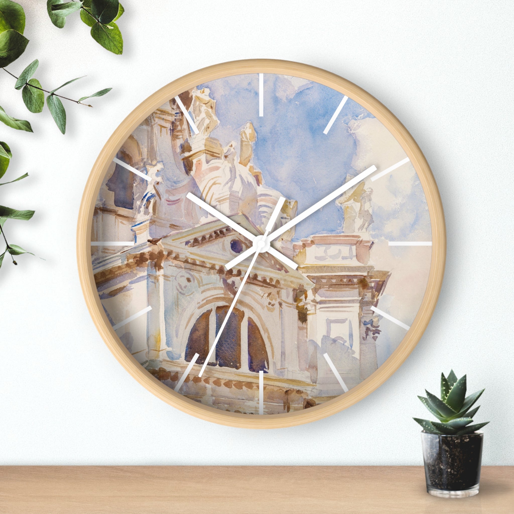 Ancient Mansion Wall Clock